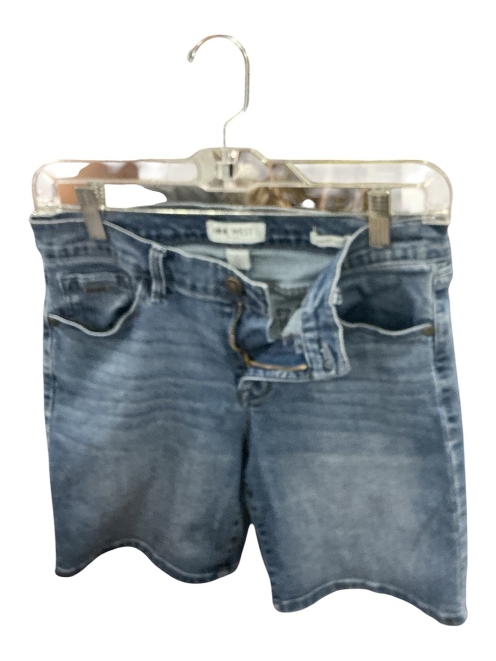 Nine West women's medium blue denim bermuda shorts